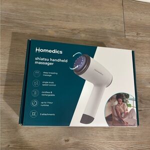 Homedics White and Black Shiatsu Massager